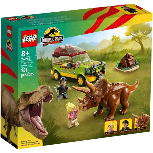 Lego Jurassic World 76959 Triceratops kutatás (csomagolássérült)