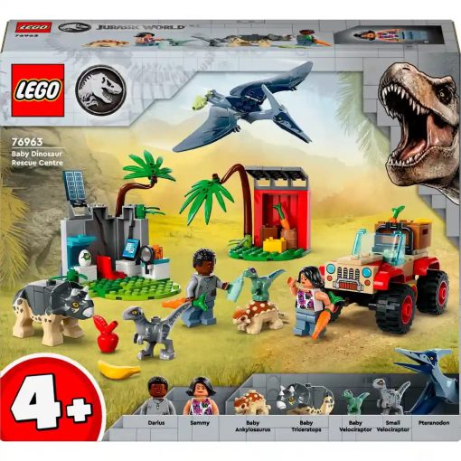 Lego Jurassic World 76963 Kis dínók mentőközpont