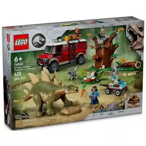 Lego Jurassic World 76965 Dinóküldetések: a stegosaurus dinó felfedezése