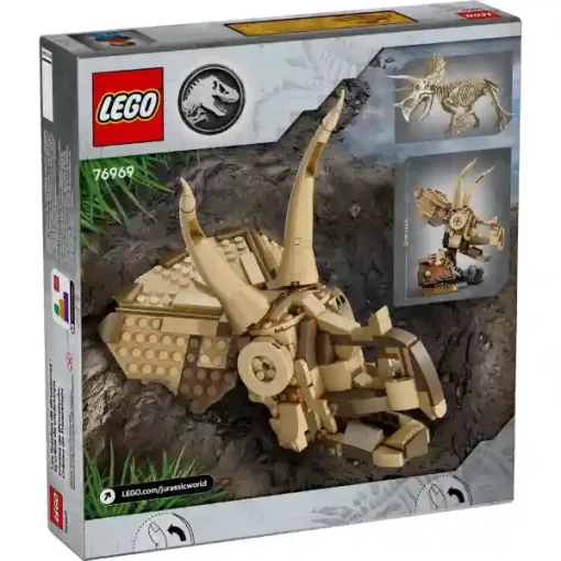 Lego Jurassic World 76969 Dinómaradványok: Triceratops-koponya