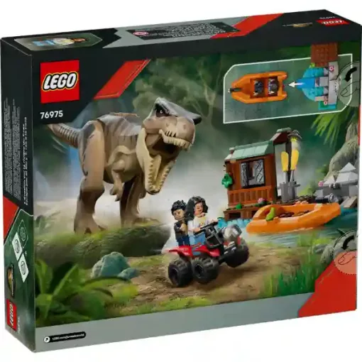 Lego Jurassic World 76975 Menekülés a folyónál a T-Rex dinó elől