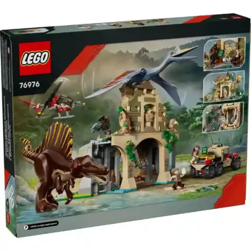 Lego Jurassic World 76976 Spinosaurus és Quetzalcoatlus dinók, légi küldetés