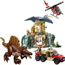 Lego Jurassic World 76976 Spinosaurus és Quetzalcoatlus dinók, légi küldetés