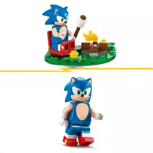 Lego Sonic the Hedgehog™ 77001 Sonic csatája a tábortűznél, Sonic a sündisznó