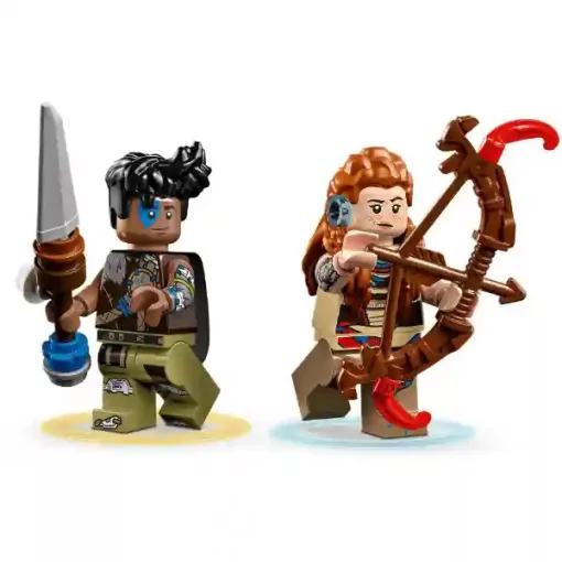 Lego 77037 Horizon Adventures: Aloy és Varl a páncéljáró és a fűrészfog ellen