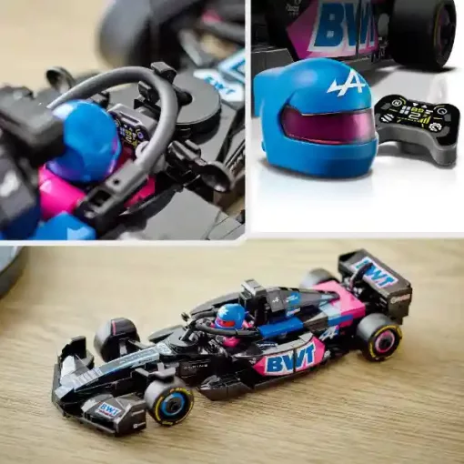 Lego Speed Champions 77248 BWT Alpine F1® Team A524 Formula 1 versenyautó