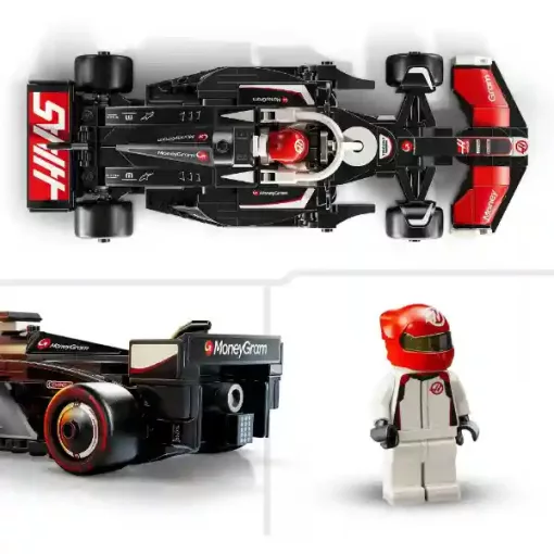 Lego Speed Champions 77250 MoneyGram Haas F1® Team VF-24 Formula 1 versenyautó