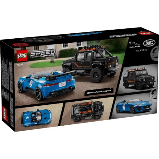 LEGO® Speed Champions 77264 Jaguar Project 7 és Land Rover Defender autók
