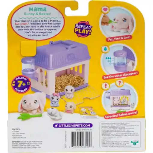 Little Live Pets Mama Surprise Mini - Nyuszimama bébi nyulakkal
