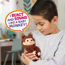 Little Live Pets My Baby Monkey Minis - Chikki Cherry, az interaktív bébi majom