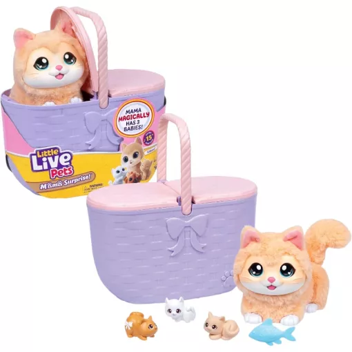Little Live Pets - Interaktív Mama Surprise cicamama bébi cicákkal