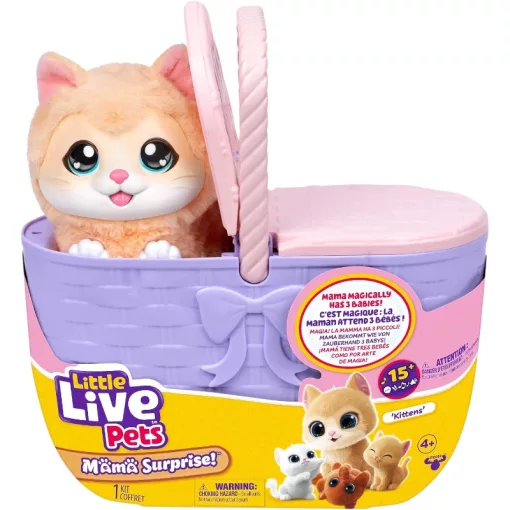 Little Live Pets - Interaktív Mama Surprise cicamama bébi cicákkal