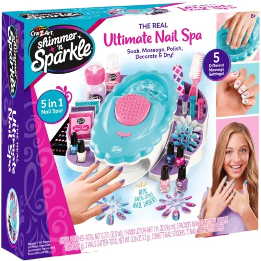 Cra-Z-Art Shimmer 'n Sparkle manikűrös köröm stúdió kiegészítőkkel