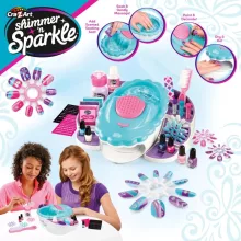 Cra-Z-Art Shimmer 'n Sparkle manikűrös köröm stúdió kiegészítőkkel