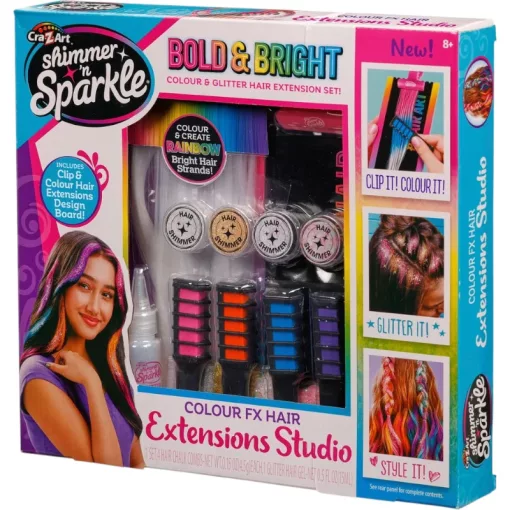 Shimmer 'n Sparkle Colour FX hajdíszítő készlet