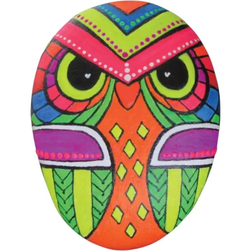Neon kavicsfestő DIY dekorációs készlet