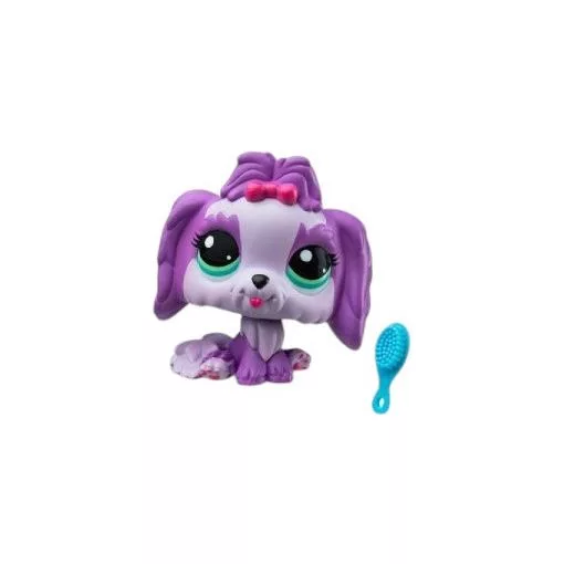 Littlest Pet Shop LPS - Lhasa apso kutya figura (#144)