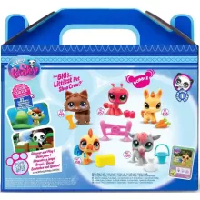 Littlest Pet Shop LPS - Farm gyűjtői készlet figurákkal (kutya, kakas, szamár, kecske, hangya)