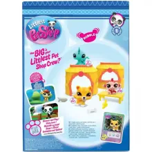 Littlest Pet Shop LPS - Dzusngel készlet figurákkal (leopárd, leguán, majom)