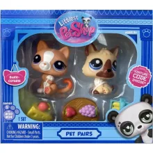 Littlest Pet Shop LPS - Németjuhász kutya és cica figuraszett