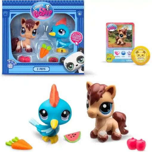 Littlest Pet Shop LPS - Póniló és harkály figuraszett