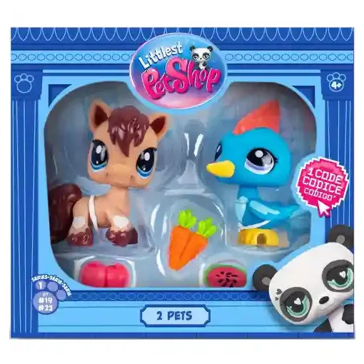 Littlest Pet Shop LPS - Póniló és harkály figuraszett