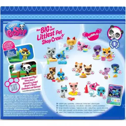 Littlest Pet Shop LPS - Kaméleon és tukán madár figuraszett