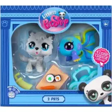 Littlest Pet Shop LPS - Farkas és vitorlás hal figuraszett