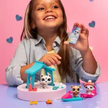 Littlest Pet Shop LPS - Havas nap figurákkal (husky kutya, hópárduc, jegesmedve)