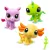   Littlest Pet Shop LPS - Orrszarvú, axolotl és leguán figuraszett