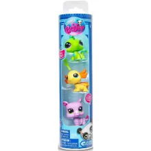 Littlest Pet Shop LPS - Orrszarvú, axolotl és leguán figuraszett