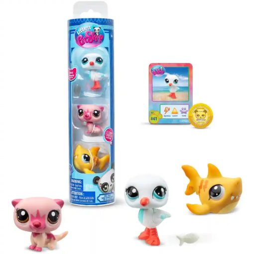 Littlest Pet Shop LPS - Cápa, vidra és sirály figuraszett