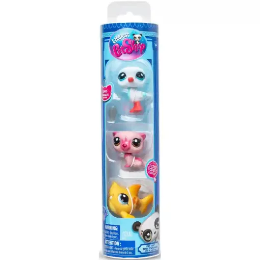 Littlest Pet Shop LPS - Cápa, vidra és sirály figuraszett