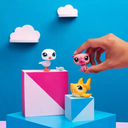 Littlest Pet Shop LPS - Cápa, vidra és sirály figuraszett