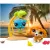   Littlest Pet Shop LPS - Tengerparti napozás figurákkal (spániel kutya, bagoly)