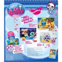 Littlest Pet Shop LPS - Tengerparti napozás figurákkal (spániel kutya, bagoly)