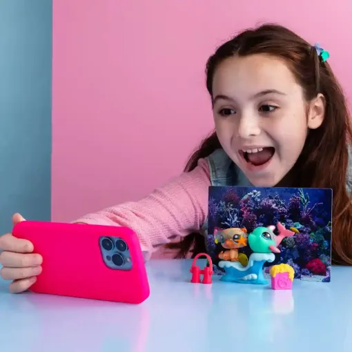 Littlest Pet Shop LPS - Vizes kaland figurákkal (vidra, delfin)