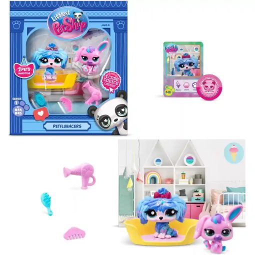 Littlest Pet Shop LPS - Fodrászat figurákkal (kutya, nyuszi)