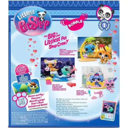 Littlest Pet Shop LPS - Fodrászat figurákkal (kutya, nyuszi)