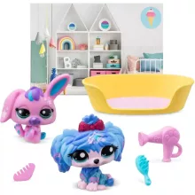 Littlest Pet Shop LPS - Fodrászat figurákkal (kutya, nyuszi)