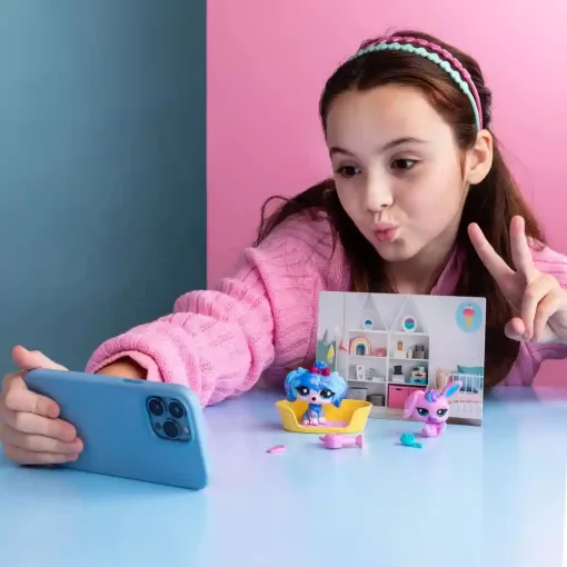 Littlest Pet Shop LPS - Fodrászat figurákkal (kutya, nyuszi)