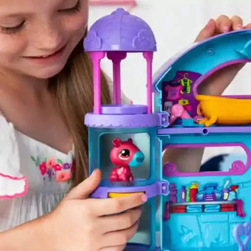 Littlest Pet Shop LPS - Littlest Pet Shop házikó figurákkal (vízidisznó, tengerimalac)