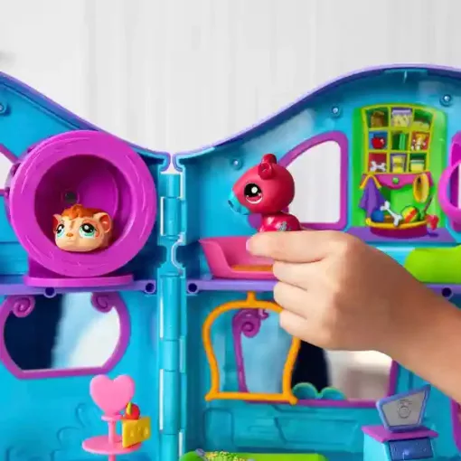 Littlest Pet Shop LPS - Littlest Pet Shop házikó figurákkal (vízidisznó, tengerimalac)