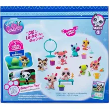 Littlest Pet Shop LPS - Shetlandi juhászkutya (#88) és pudli (uszkár) kutya (#89) figuraszett