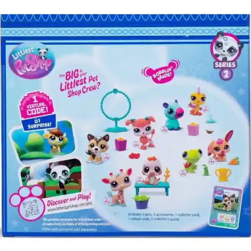Littlest Pet Shop LPS - Shetlandi juhászkutya (#88) és pudli (uszkár) kutya (#89) figuraszett