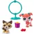   Littlest Pet Shop LPS - Shetlandi juhászkutya (#88) és pudli (uszkár) kutya (#89) figuraszett