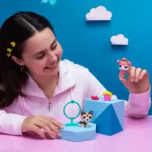 Littlest Pet Shop LPS - Shetlandi juhászkutya (#88) és pudli (uszkár) kutya (#89) figuraszett