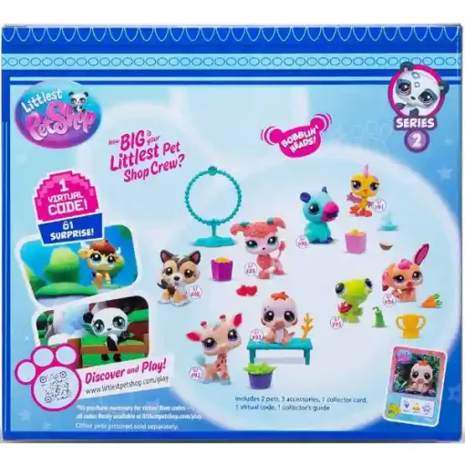 Littlest Pet Shop LPS - Zsiráf (#92) és lajhár (#93) figuraszett