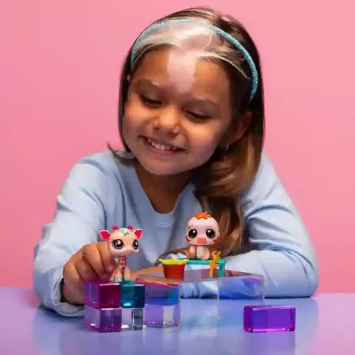 Littlest Pet Shop LPS - Zsiráf (#92) és lajhár (#93) figuraszett