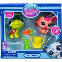 Littlest Pet Shop LPS - Teknős (#94) és nyuszi (#95) figuraszett